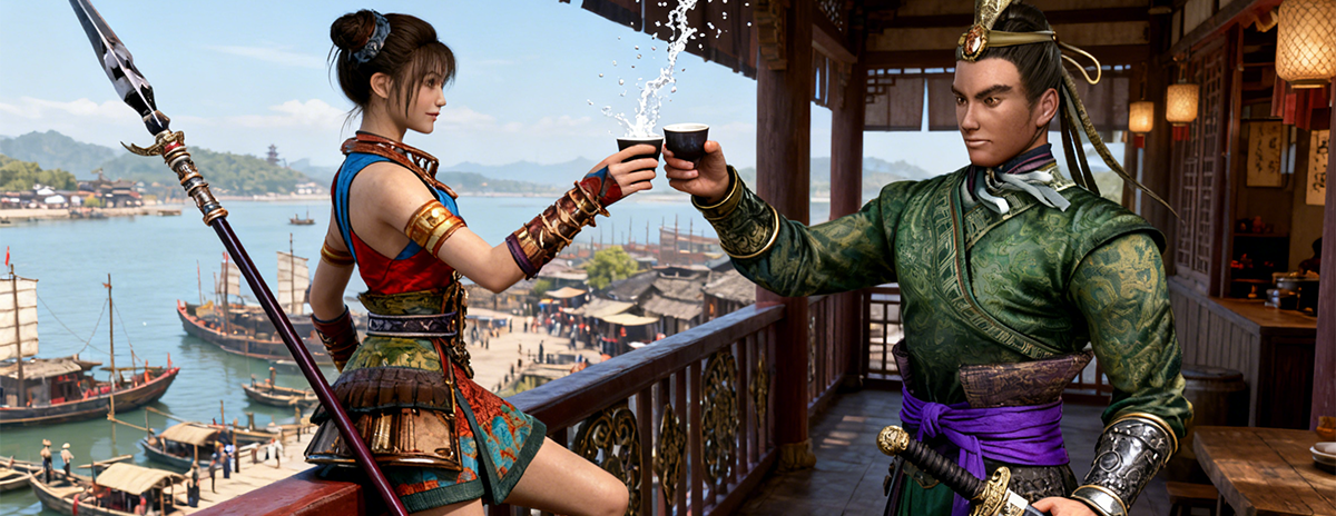 天下无双笑傲江湖新区宣传图