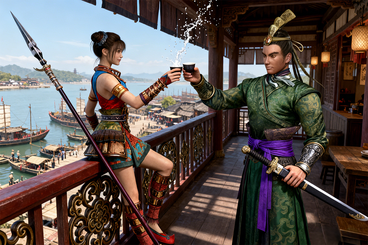 笑傲江湖新区开启，邀请天下英雄共赴江湖新征程！