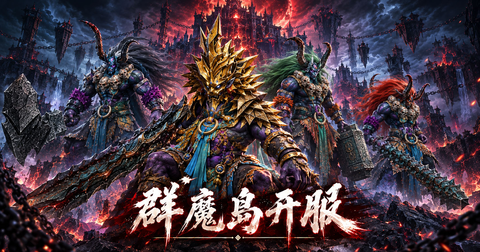 天下无双（笑傲江湖·五区）群魔岛开启公告